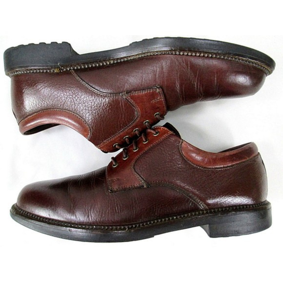 Neal M Men\'s Classic Brown Bison Leather Derby Shoes Waterproof Made In USA!!! main image 7